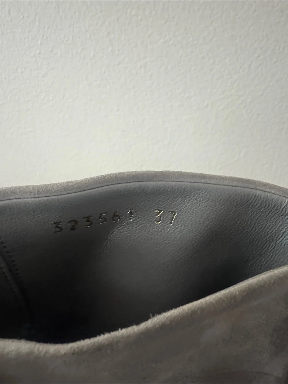 Gucci Light Grey Suede Over-the-Knee Stiletto Boots